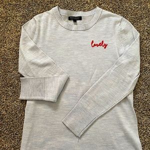 Fine merino wool sweater